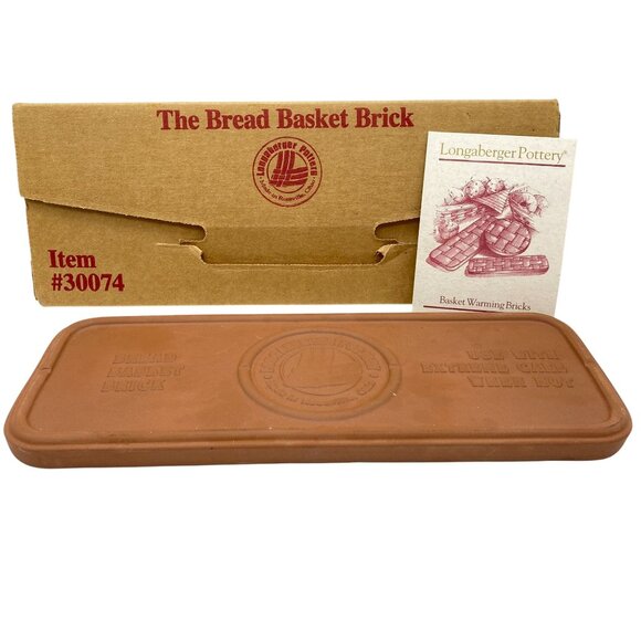 Longaberger bread basket brick #30074 with box bread warming brick - Picture 1 of 7